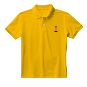Collections Boys Embroidered cotton blend slim T shirt for kids